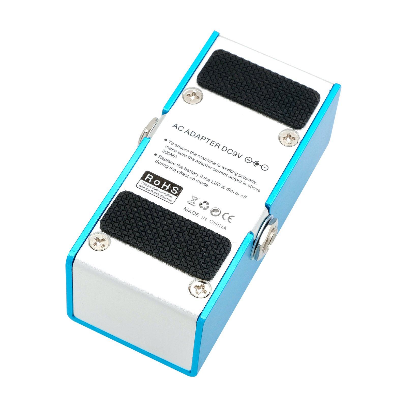 

IRIN EF 10 Педаль эффектов для электрогитары Портативный гитарный эффектор Мини одинарная педаль эффектов для электрогитары с True синий