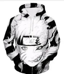 

The Autumn and Winter Parent adult Clothing Hoodie Japanese Style NARUTO Cartoon Anime Printing man s woman s Zipper Hoodies 5XL