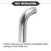 A ABSOPRO Exhaust Pipe Intercooler Pipe Air Intake Tube Intake Tube Bend Elbow Pipe