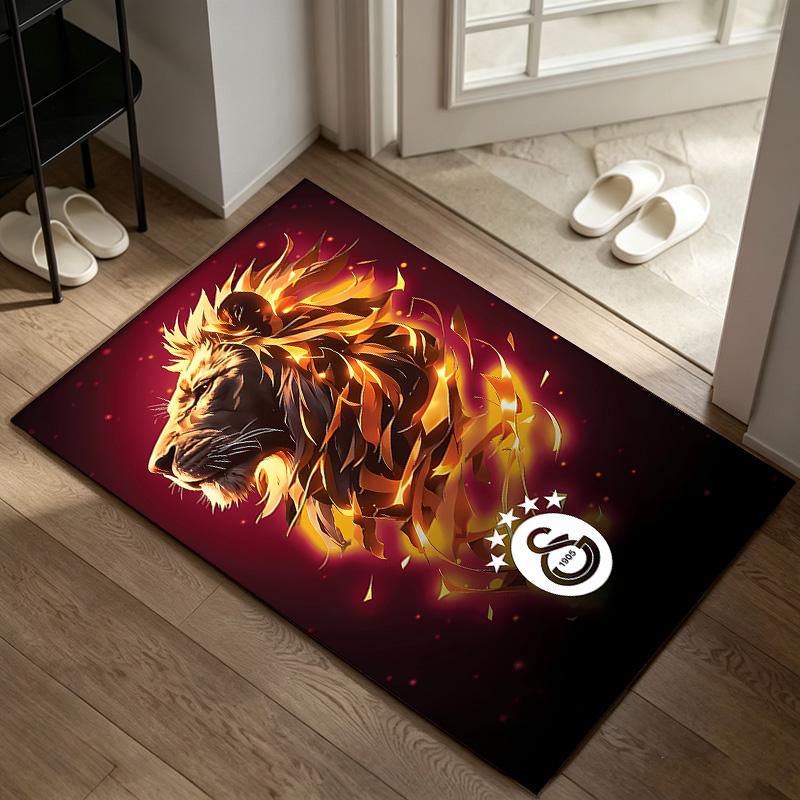 Galatasaray S.K. A rug suitable for office chair areas living rooms and computer desks perfect for home offices and an ideal holiday gift