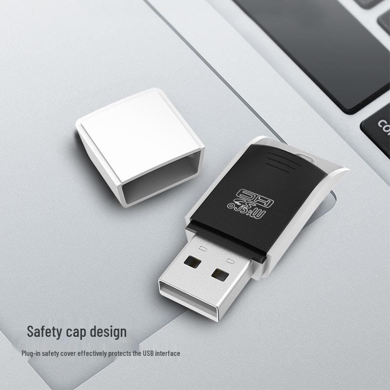 High-Speed Multi-Format Card Reader for SD, TF, MS, and Car-Mounted Cameras