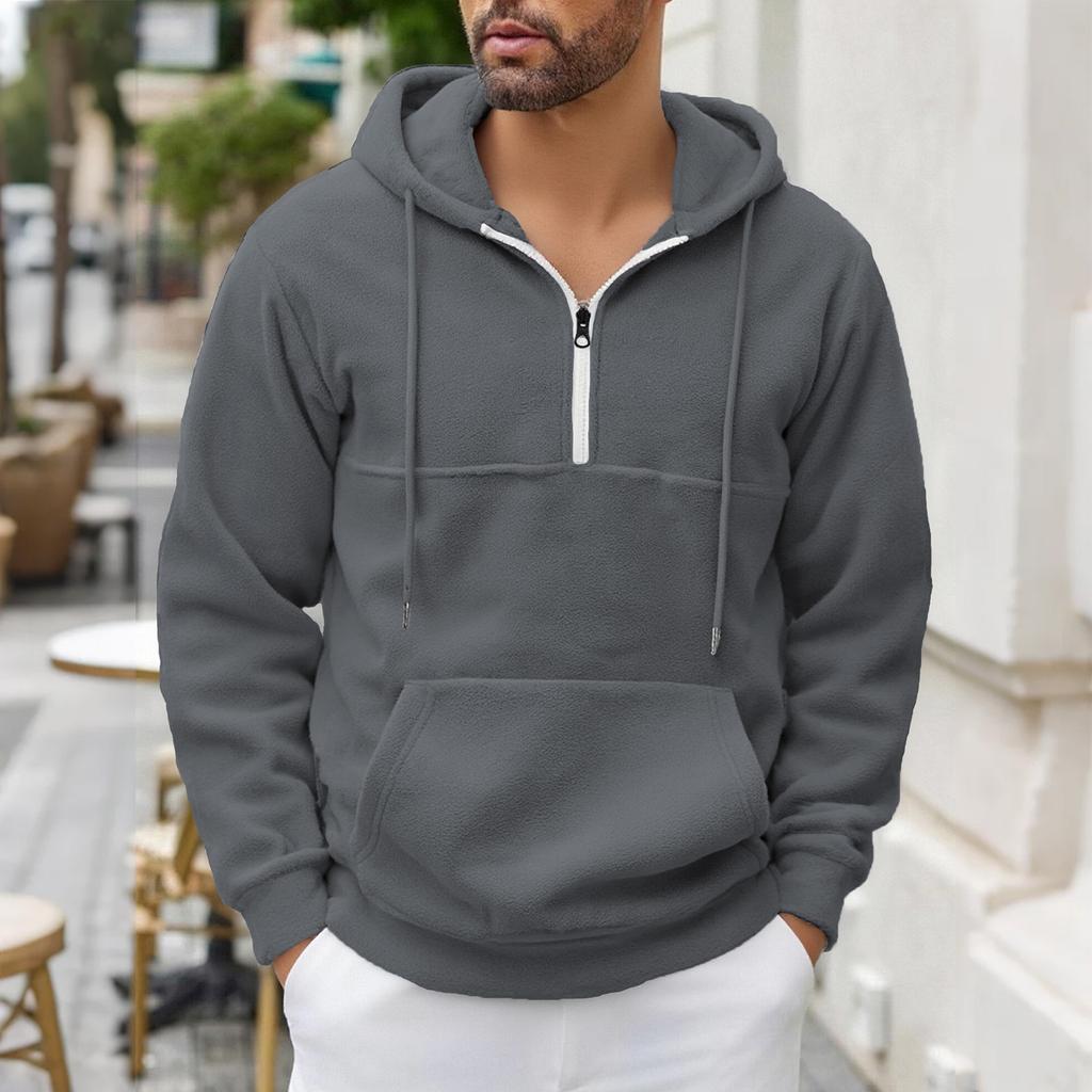 Hoodies For Men  Zip Pullover Vintage Workout Hoodies With Pockets Sweatshirt
