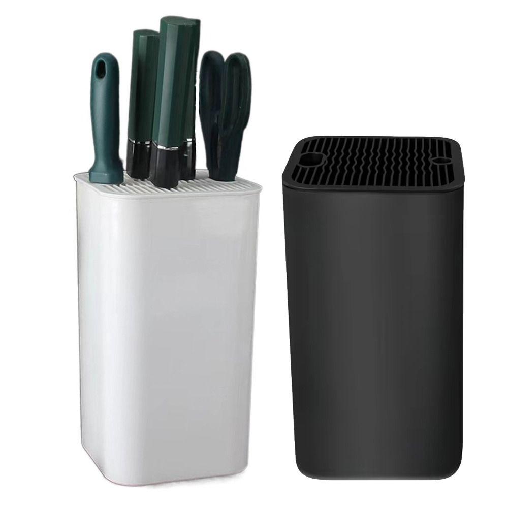 Inserted Design Cutter Holder Square Detachable Cutter Storage Stand Multifunctional Quick Access Cutter Block Kitchen Use