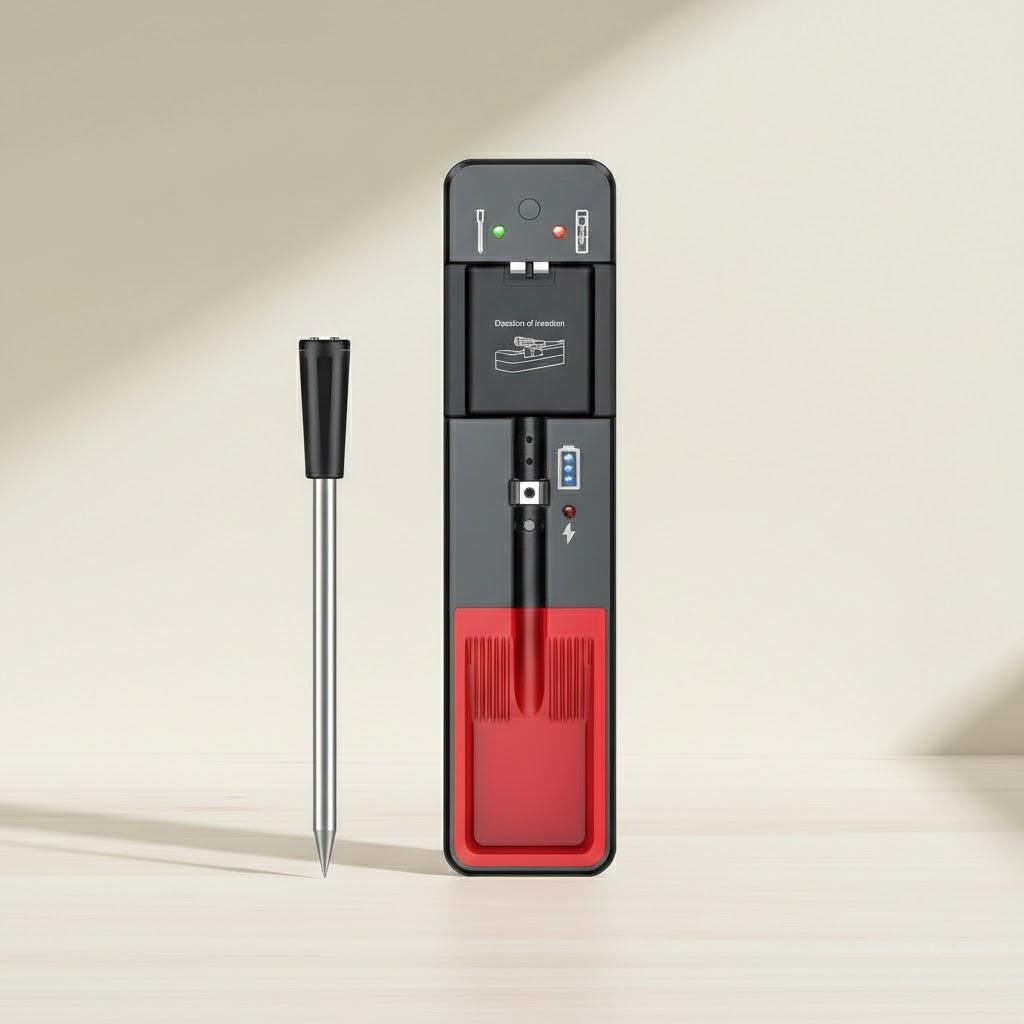 

Bluetooth Wireless Meat Thermometer 360ft Range Smart BBQ Grill Oven Kitchen Thermometer Sous Vide Smart Cooking Tool чёрный