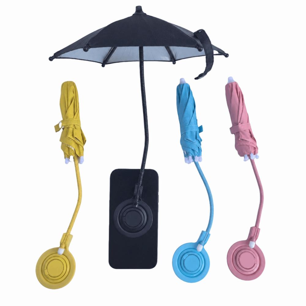 Copertura Ombrellino Parasole Rotante a 360° Ombrello Magnetico Retrattile per Magsafe/iPhone/Samsung Mac Phone