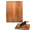 Planches à découper en bois Planche à charcuterie en bois Planches double face pour viande et légumes Planche de service pour pizza et pain Accessoires de cuisine