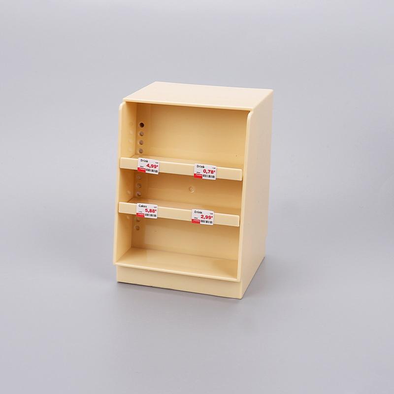 Dollhouse Miniature Supermarket Empty Shelf Mini Display Stand Storage Rack Model Toy Decor