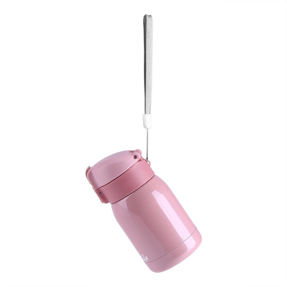 200ML Mini Stainless Steel Double wall Vacuum Insulated Cup Thermal Water Bottle Office Mug
