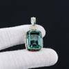 Green Apatite Handcrafted 925 Sterling SIlver Pendant Small Pendant Green Apatite Gemstone Silver Pendant For Gifts