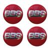 BBS Emblem Badge 4pcs 64mm-45MM Chromium Silver Wheel Center Caps Hub Rims Cover Car Styling