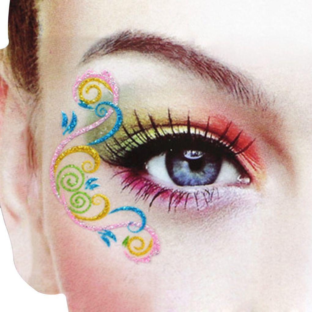 Trendy Eye Makeup Stickers Suitable For Various Occasions Eye Shadow Stickers Stickers For Carnival