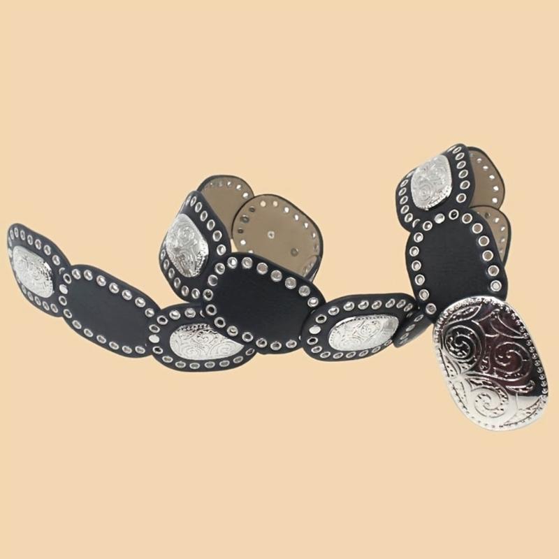 Classical American Style PU Decorative Belt For Men And Women Practical Waist Belt Adjustable Fashion Accessory
