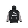 Sweatshirts Men's Black Hooded Moderate Regular 530709-01