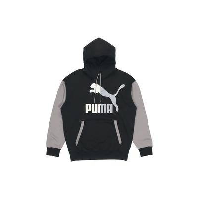 Sweatshirts Men's Black Hooded Moderate Regular 530709-01