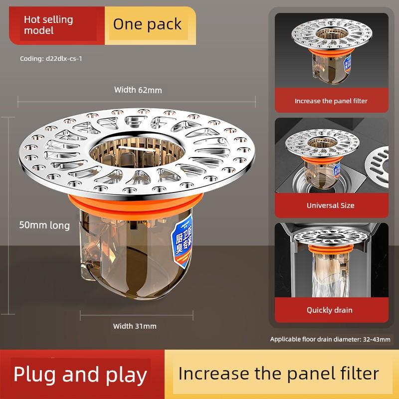 Toilet Neutral Toilet Pipe Floor Drain Odor Preventer