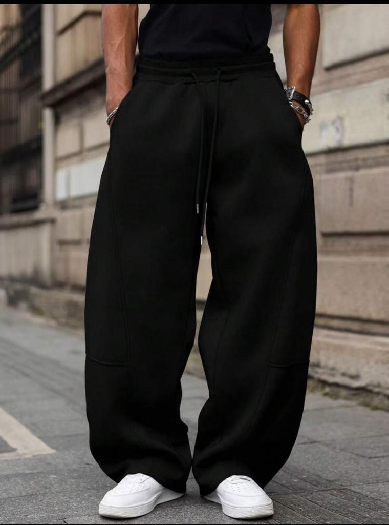 Men's Heavyweight Loose Straight-Leg Joggers - Hot-Selling Casual Wide-Leg Sweatpants