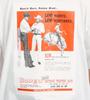 Lee White Old Back Print Short Sleeve Men's T-Shirt