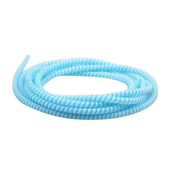 1.4m Spiral USB Charge Cord Earphone Cable Protector Saver Cover Wire Winder