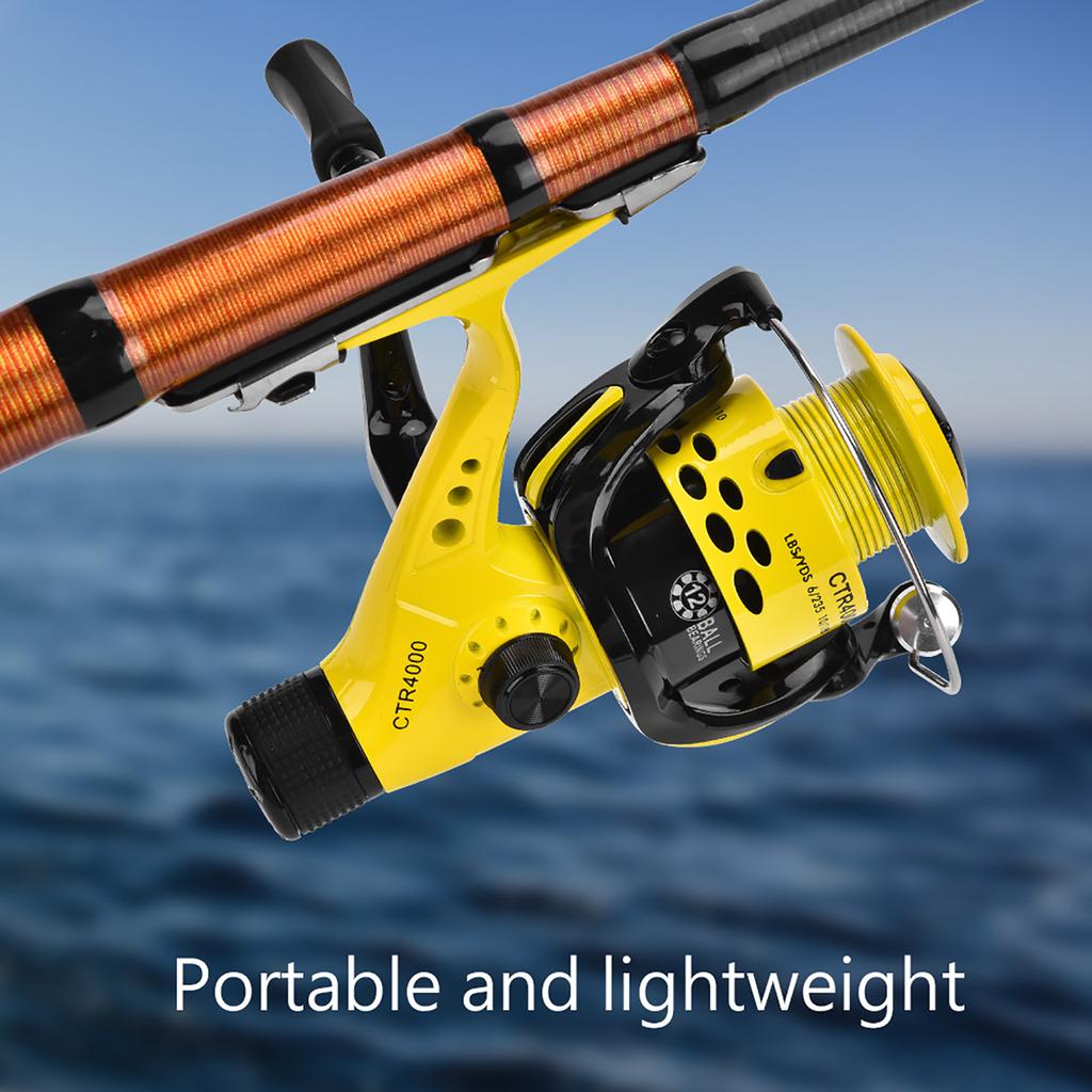 Salt Freshwater Metal Heavy Duty Lightweight Spinning Fishing Reel Tackle Accessory (4000)