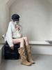 Korean Retro Two-Way Over-the-Knee Slouch Boots - 2025 Autumn Collection: Versatile & Fashionable Design