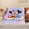 1pc Flannel Minnie Mouse & Mickey Mouse Reading Book Cloud Bedding Throw Blanket Sofa Coverlet Gift Home Decorative
