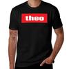 Theo Name Tshirt Casual Fashion Print Tee Top
