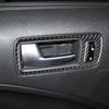 Carbon Fiber Interior Door Handle Frame Cover Trim For Ford Mustang 2005-2009