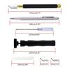 Pencil Style Oil Feed Tip Glass Cutter 2mm-20mm for Tiles Stained Glass Cutting
