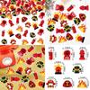 Themed Confetti Firefighting Birthday Celebration Party Props Decoration