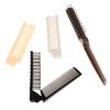 1Pc 2 In 1 Travel Portable  Hair Comb Folding Anti-Static Plastic Comb Hair Brush Compact Pocket Hair Comb