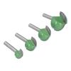 4Pcs Cove Box Router Bit Round Nose 2 Flute Tungsten Steel CNC Woodworking Cutter Tools