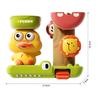Adorable Little Yellow Duck Bath Tub Toy Lion Waterwheel Children Fun in Shower Bathtub With Suction Cup in Kid Gift