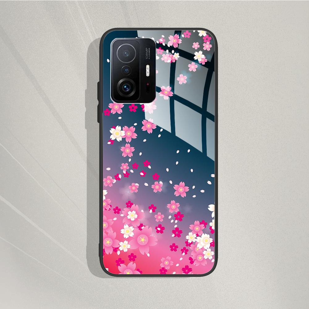 For Xiaomi 11T Pro 11T Case Fashion Tempered Glass Case Back Cover Fundas For Xiaomi 11T Pro 11T Phone Cases 11T Pro 11 T Capa
