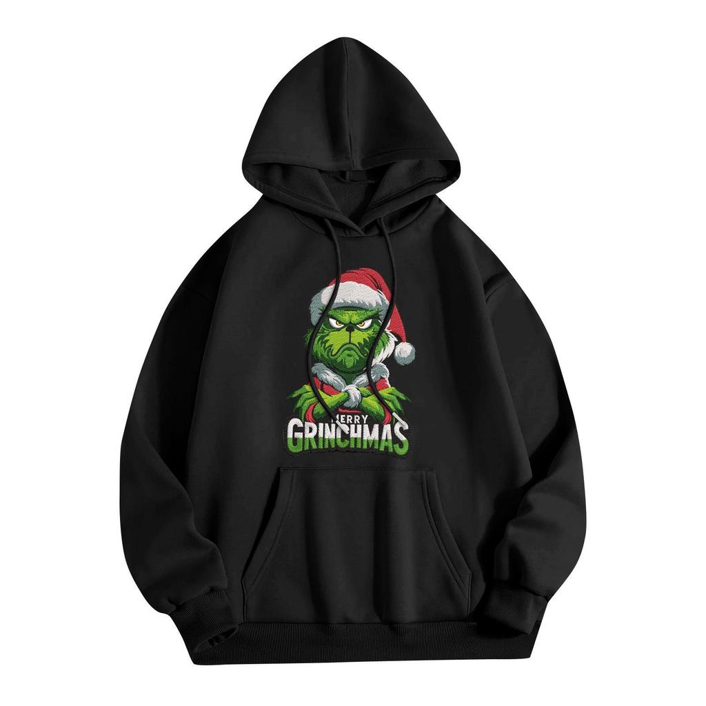 Men's Print Hooded Sweatshirt Long-Sleeve Casual Pullover Hoodie Hooded Sweatshirt