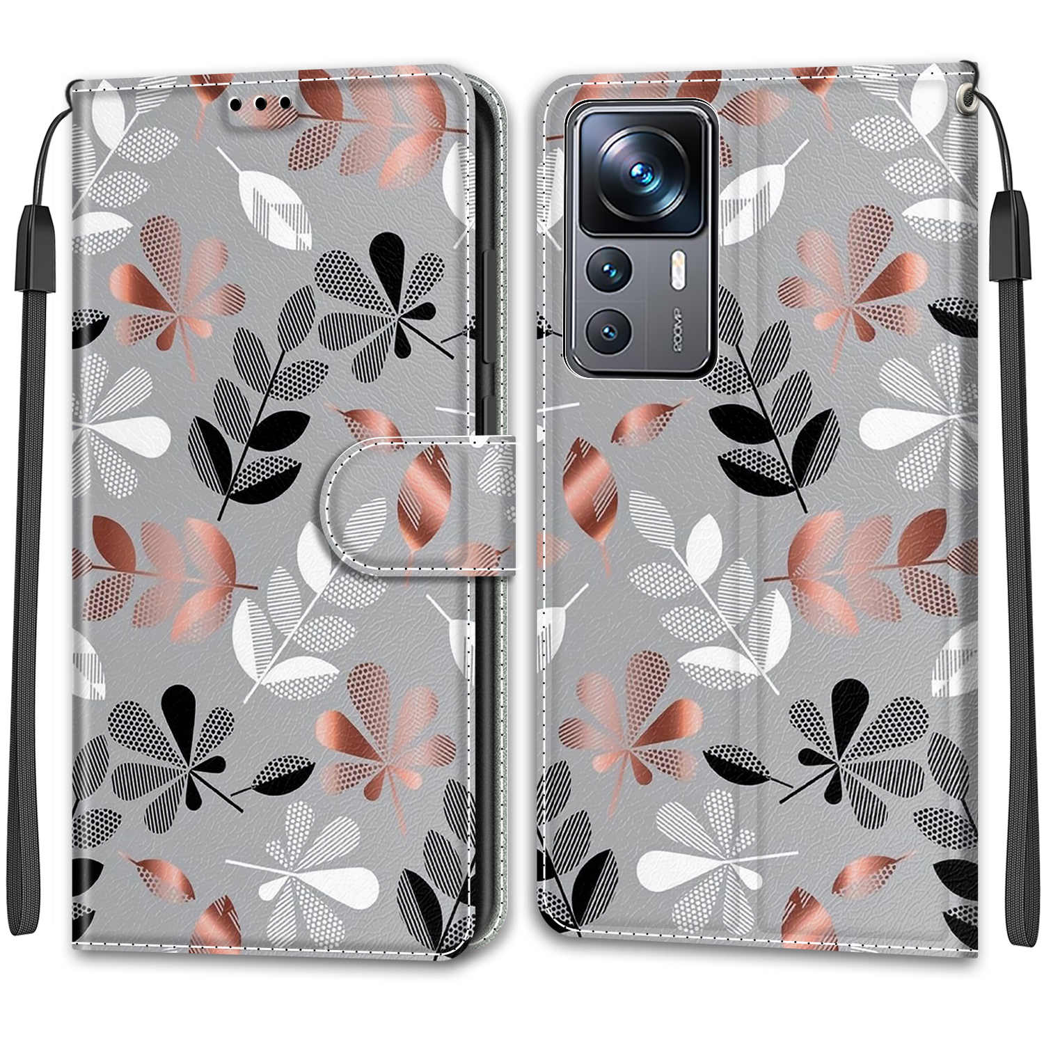 

Роскошный окрашенный кожаный чехол для Xiaomi 14T 13T 12T 11T Pro, защитный чехол в виде книги для Xiaomi Poco M6 Pro/Poco C65/Poco X4/Poco F4/Poco C40 Xiaomi Poco C65