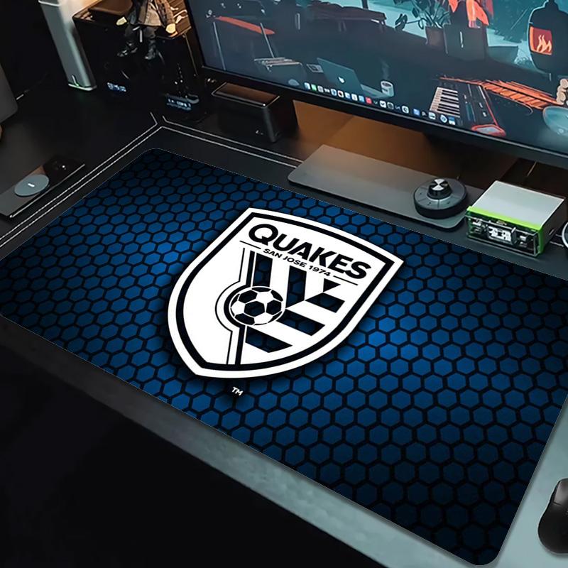 San Jose Earthquakes Color Mouse Pad Large Gaming Table Cushion Non-slip Laptop Tablet Big Mousepad XXL Mat Mini PC Playmat With Lock edge