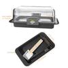 Clear Lid Butter Slicer Box Fresh-keeping Cheese Keeper Portable Butter Storage Box  Kitchen Baking