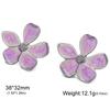 Cazador Waterproof  Flower Earrings Stainless Steel Piercing Earrings for Women Trendy Jewelry Wedding Birthday Gift 2026