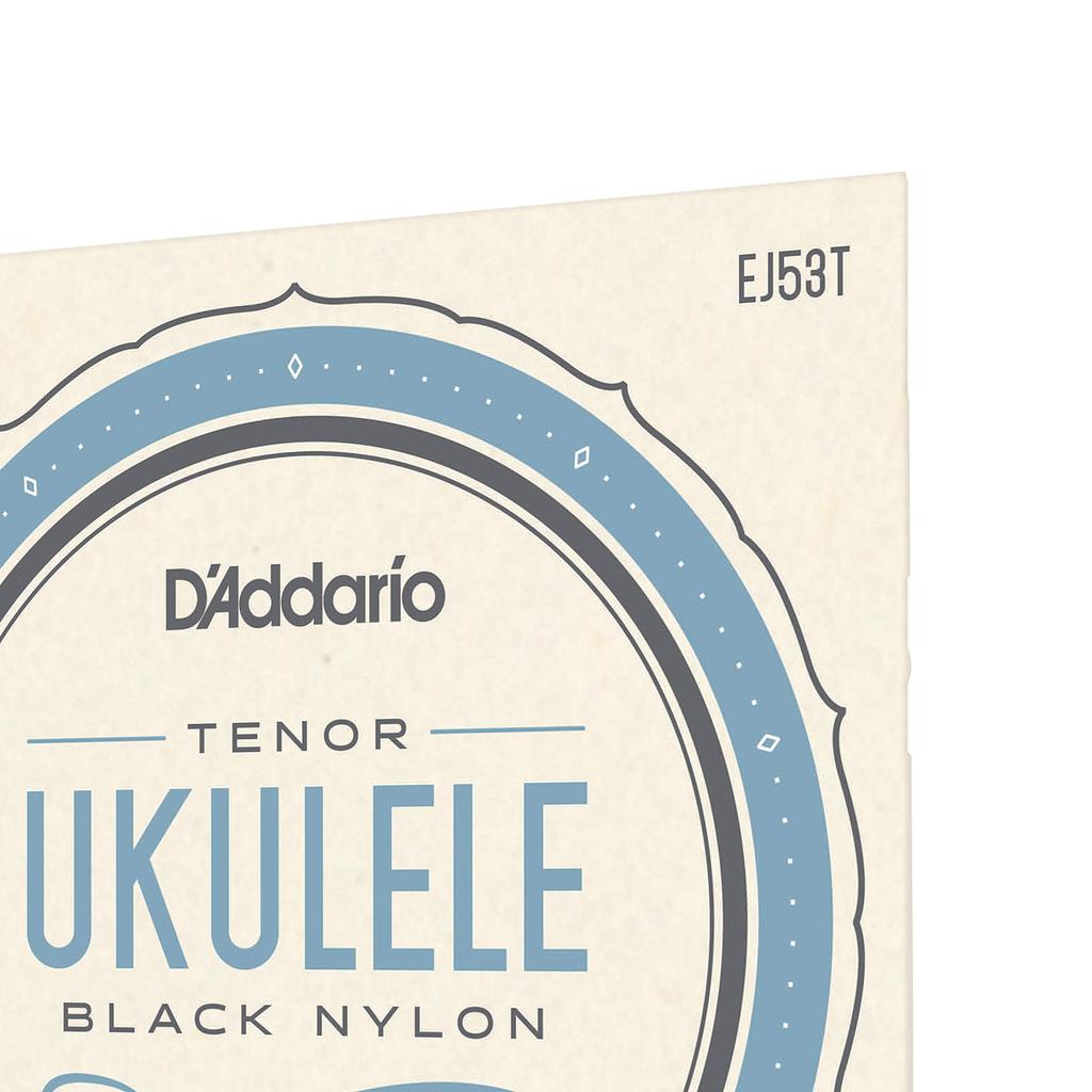 D'Addario Pro-Arté Rectified Black Nylon Tenor Ukulele Strings EJ53T