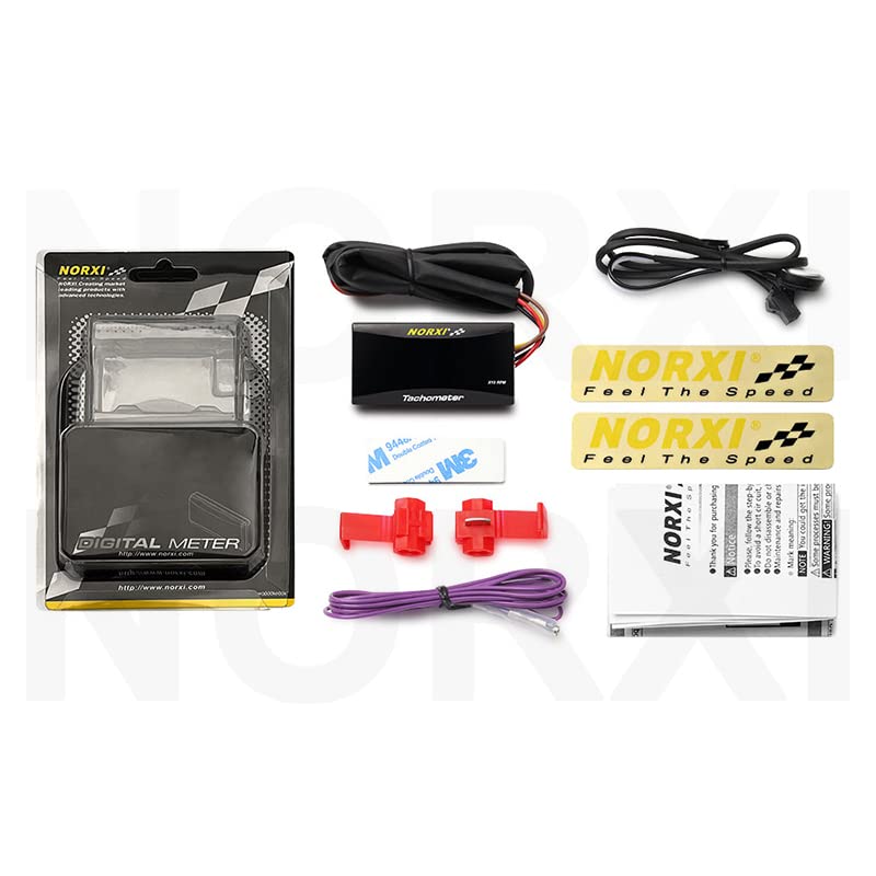 Dijital Takometre, Motosiklet Metresi, Bisiklet Takometresi, Elektrikli Takometre, RPM Test Cihazı, Takometre, Su Geçirmez Tasarım