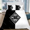 Copripiumino Federa Set Biancheria da Letto BorussiaS M-MonchengladbachS Adulto RagazzoRagazza Decorazione Camera da Letto Regalo per Bambini Singolo Grande