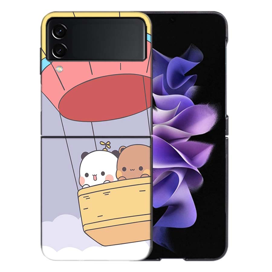 Cute BuBu DuDu Coque For Samsung Z Flip7 6 Galaxy Case Shockproof Z Flip5 Z Flip3 4 5G Hard Cover Phone TPU PC Hard Funda