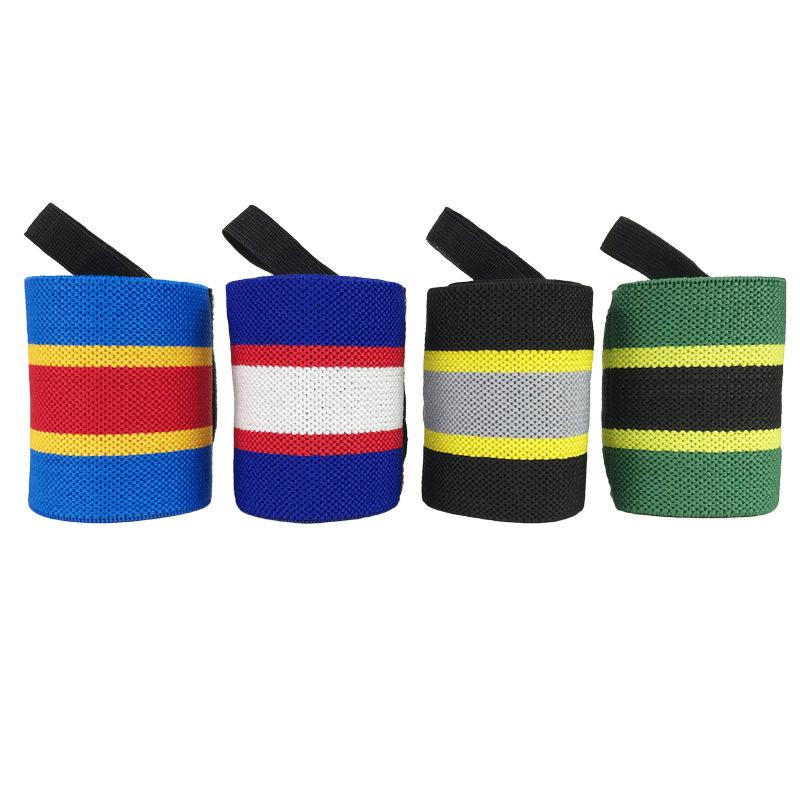 Strength Strap Wrist Guard Fitness Training Horizontal Bar Weightlifting Help Winding Protective Gear Captain America Same Color Series Wrist Guard