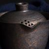 200ml Ceramic Gilded Glaze Teapot Vintage Kung Fu Tea Set Japanese Handheld Teapot