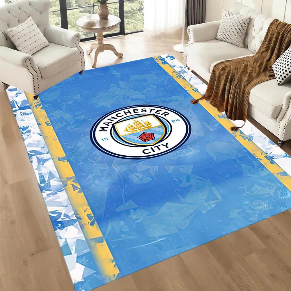Manchester City Floor Mat Design For Living Rooms Entryway Dining Room Hallway Antislip Carpet Decorate Offices Perfect Birthdaychristmas Gift Idea