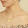 New In Butterfly Choker Necklace for Women Stainless Steel Gold Neck Chains Fashion Jewelry Gifts