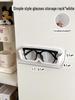 Wall-Mounted Punch-Free Glasses Storage Rack for Bathroom/Bedside