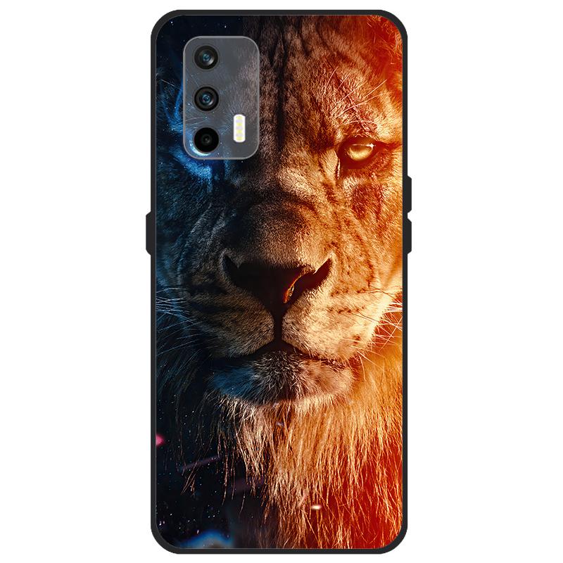 Funda Para Realme GT 5G Funda RMX2202 Cubierta Trasera de Silicona Suave Para OPPO Realme GT 5G 6.43 pulgadas Dibujos Animados TPU Parachoques de Teléfono Bolsas Estuche