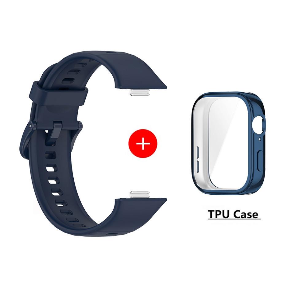 Silikonový řemínek pro hodinky Huawei Watch Fit 3 náhradní řemínek pro Huawei Watch Fit3 Řemínek s ochranným pouzdrem
