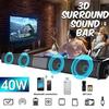 BS-28B Rechargeable Wireless TV Home Theater Bluetooth-compatible Soundbar Stereo Speaker